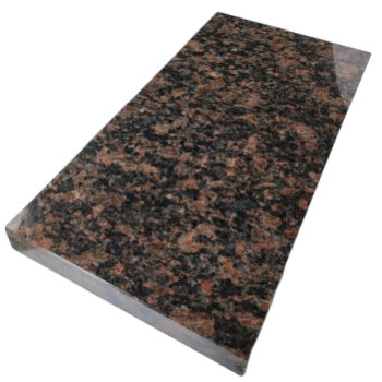 Parapet z granitu Tan Brown Poler szerokość 20cm grubość 2cm